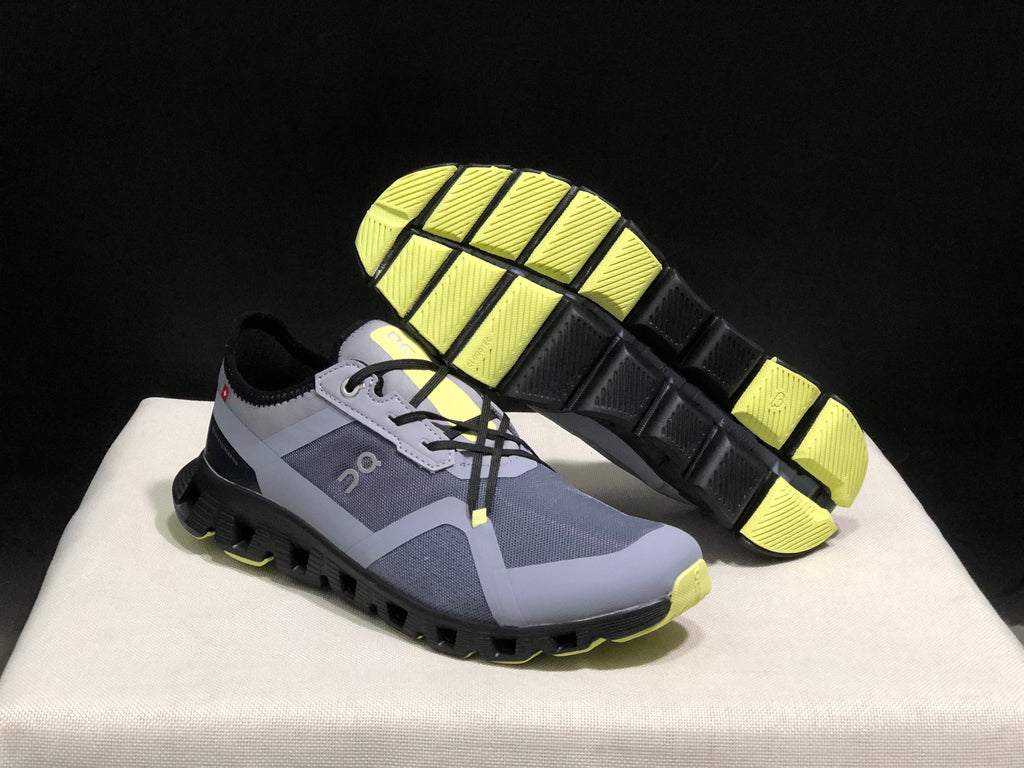 On Running Cloud X 3 AD Comfortable Wear-Resistant Training Shoes Grey/Hay