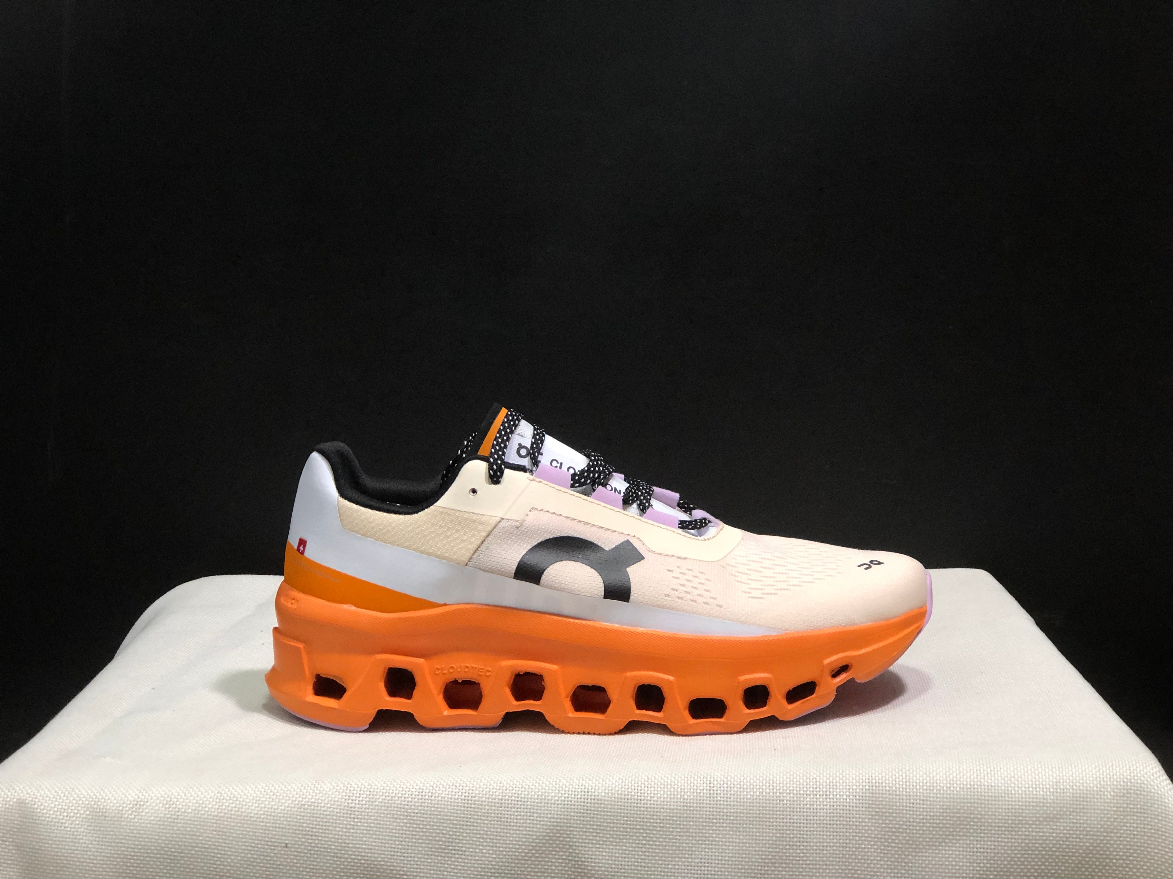 On Running Cloudmonster Anti-Slip Running Shoes Yellow Tan/Orange