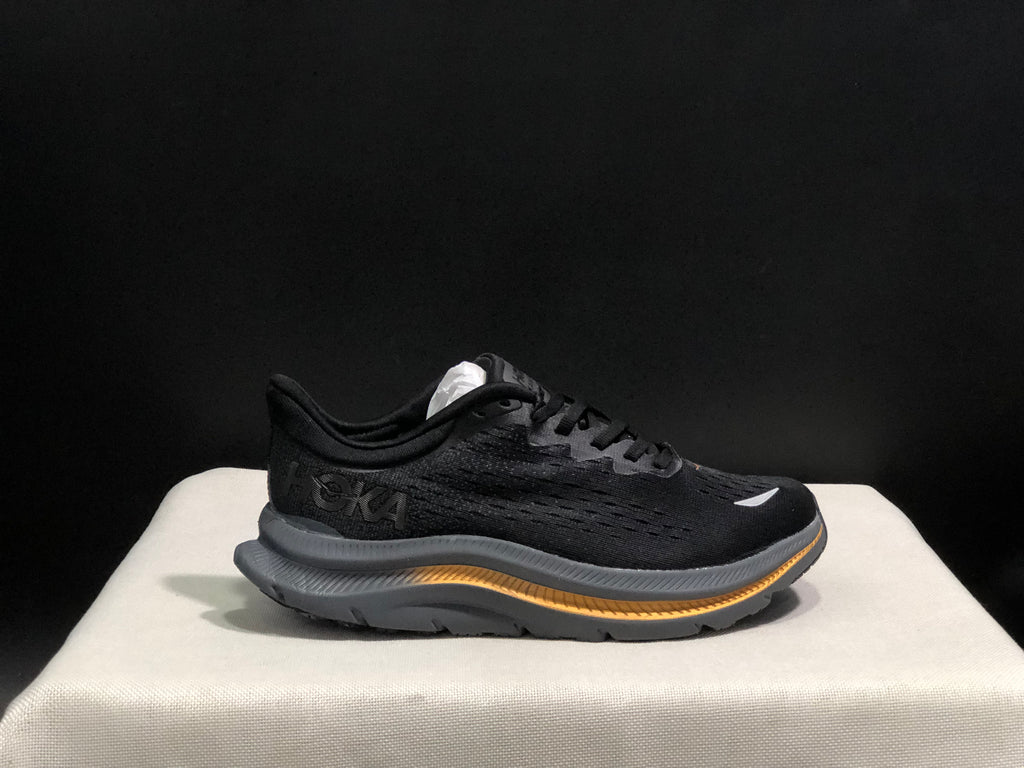 Hoka One One Kawana Cushioning Comfortable Gym Running Shoes Sneakers Black