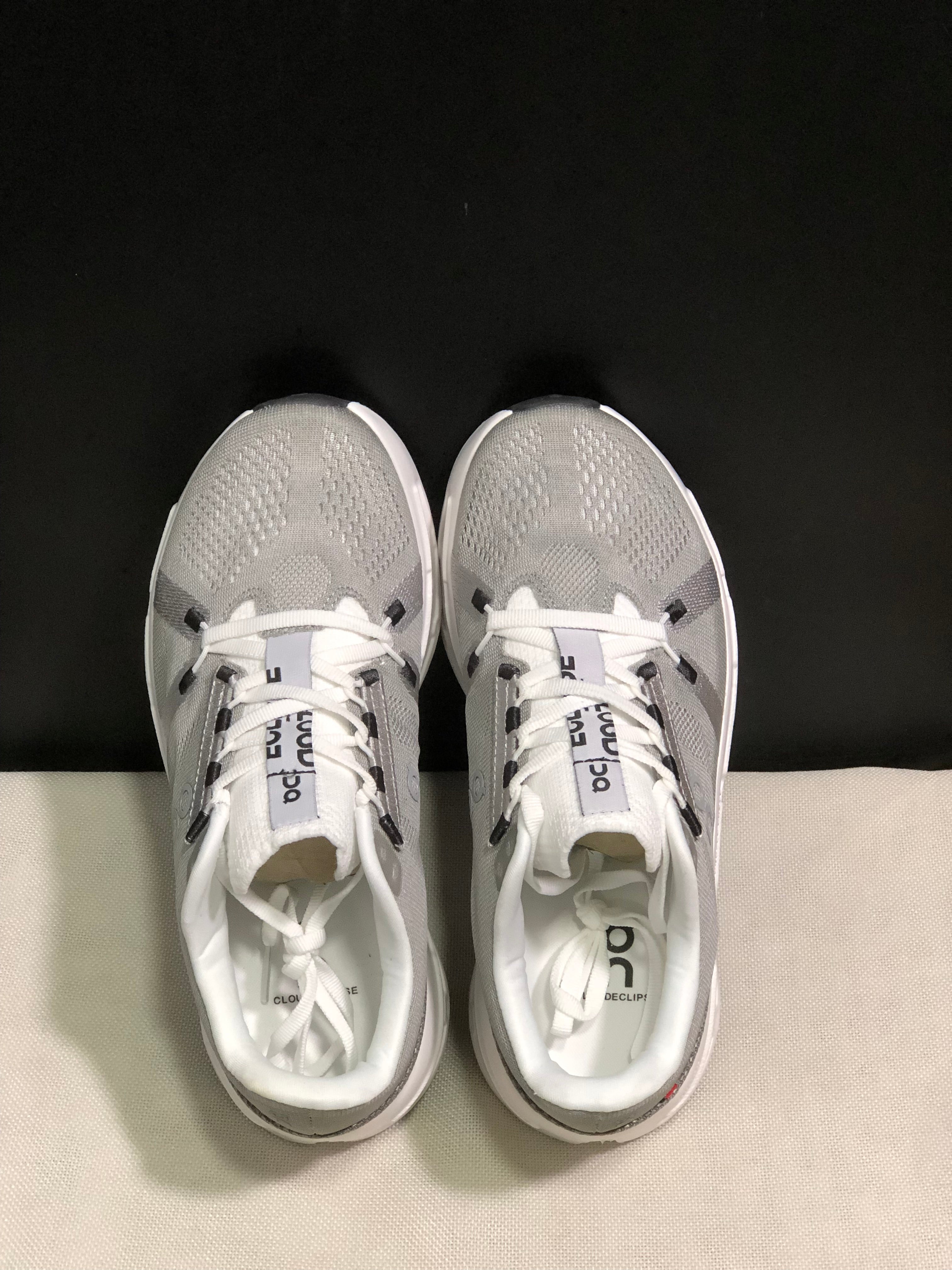 On Running Cloudeclipse Soft And Comfortable Running Shoes Alloy Ash/White