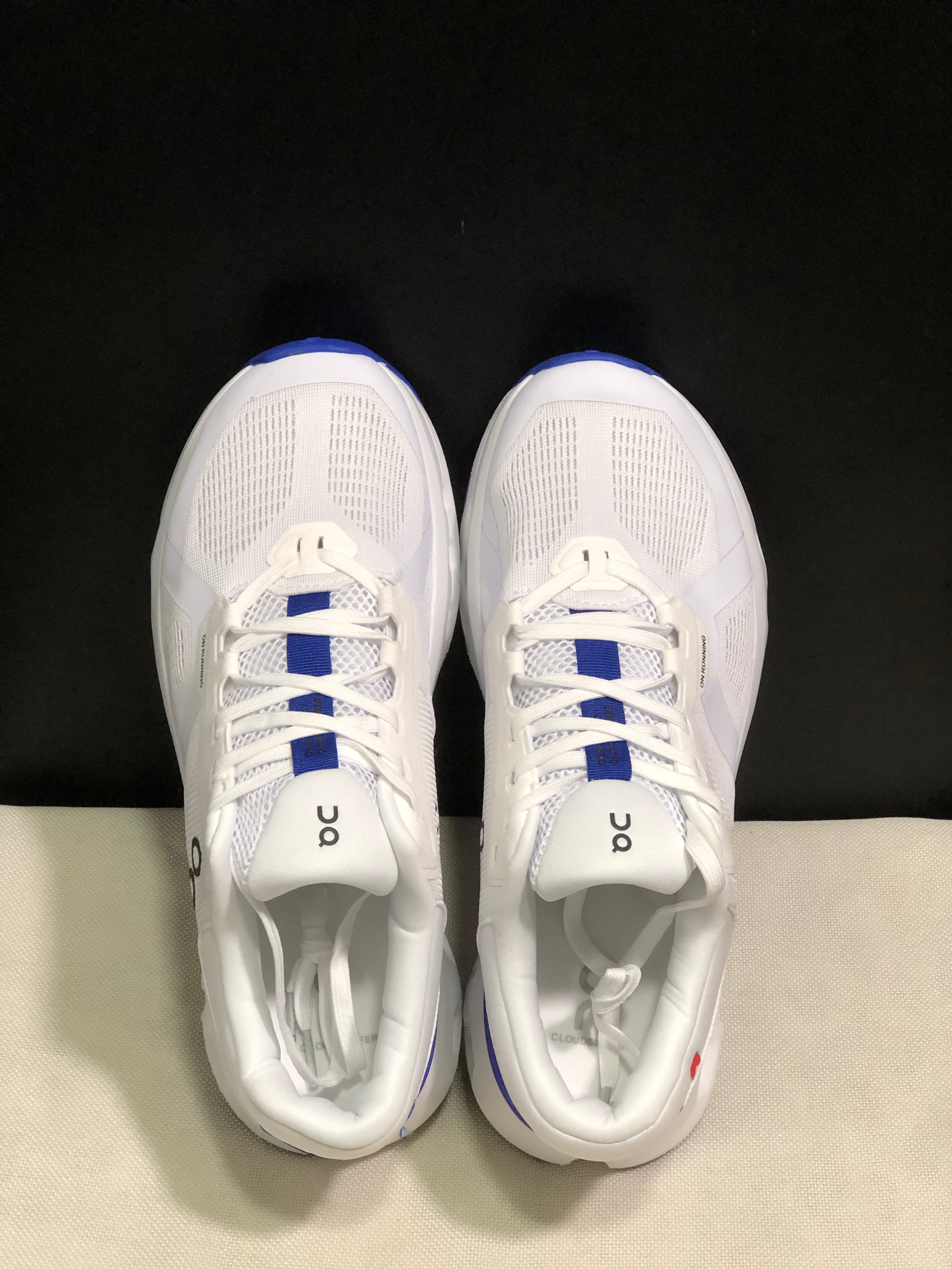 On Running Cloudrunner 2 Mesh Breathable Running Shoes White/Blue