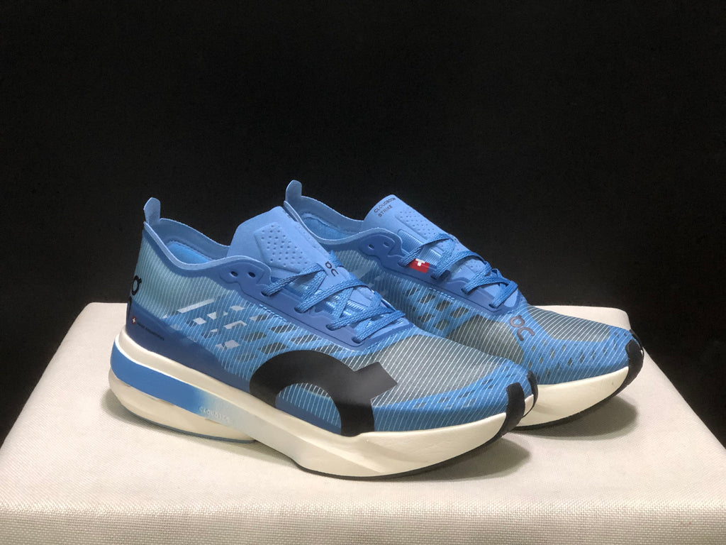 On Running Cloudspike Amplius Shock-Absorbing And Wear-Resistant Marathon Road Running Shoes Blue