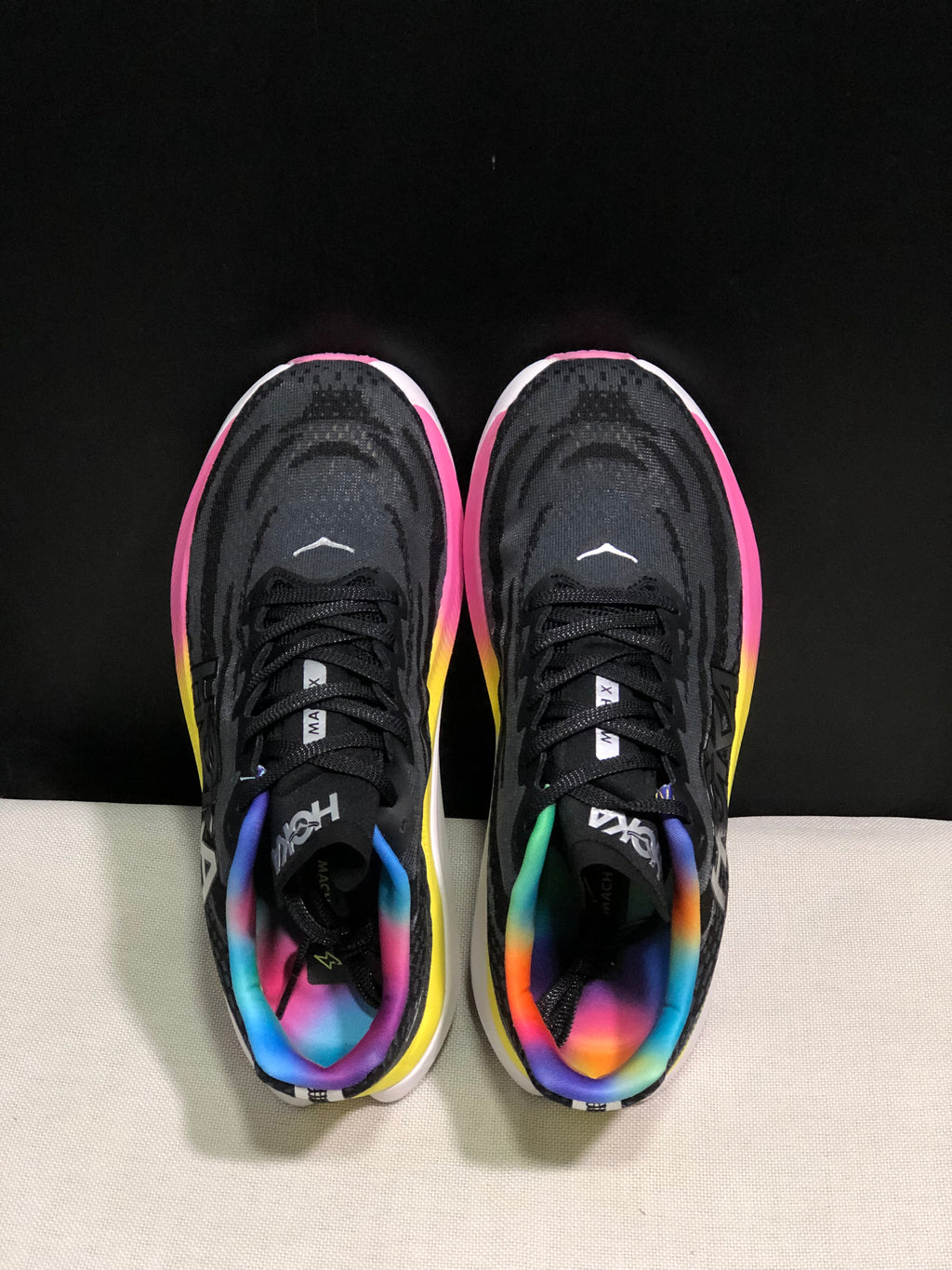 Hoka One One Mach X Low-top Running Shoes Sneakers Black