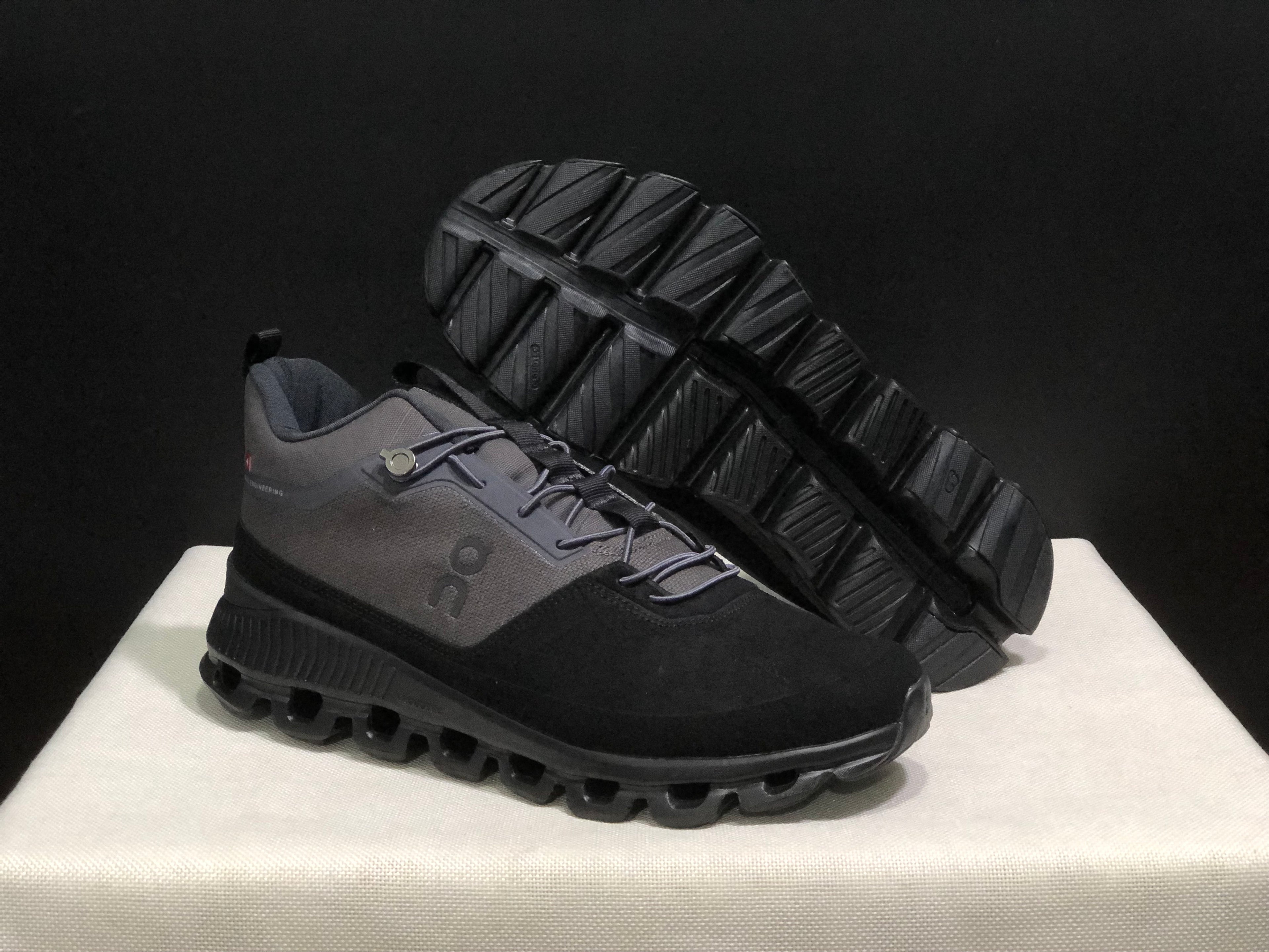 On Running Cloud Hi Edge Outdoor Training Running Shoes Dark Grey/Black