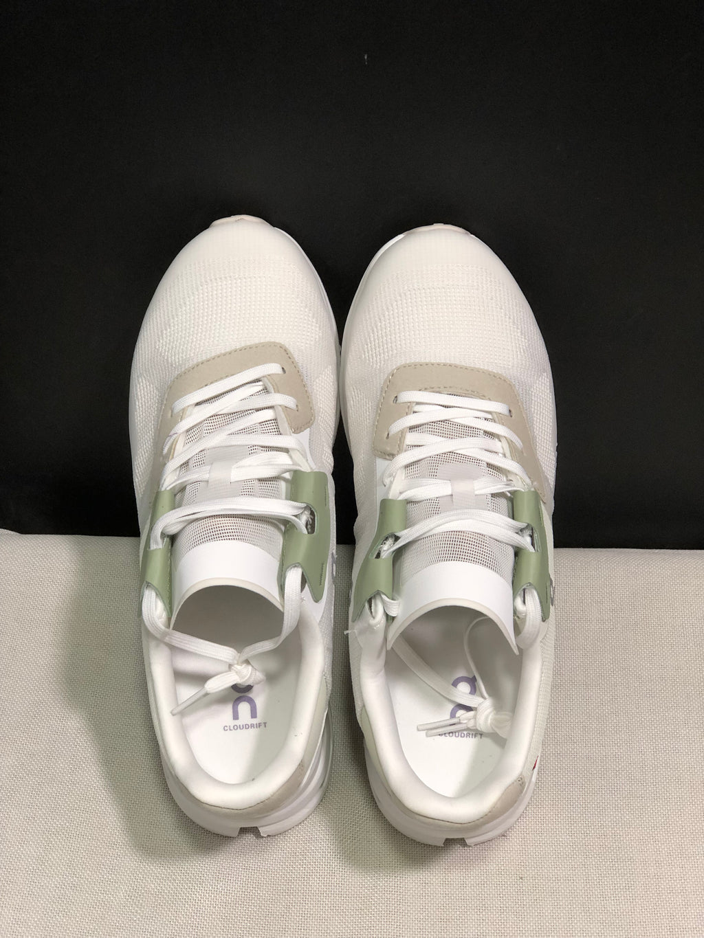 On Running Cloudrift Ivory White Comfortable And Versatile Sports Casual Shoes