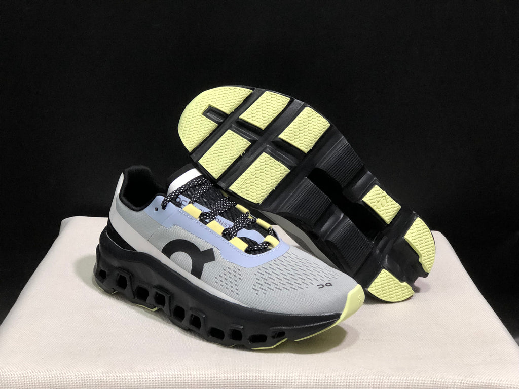On Running Cloudmonster Anti-Slip Running Shoes Grey/Black