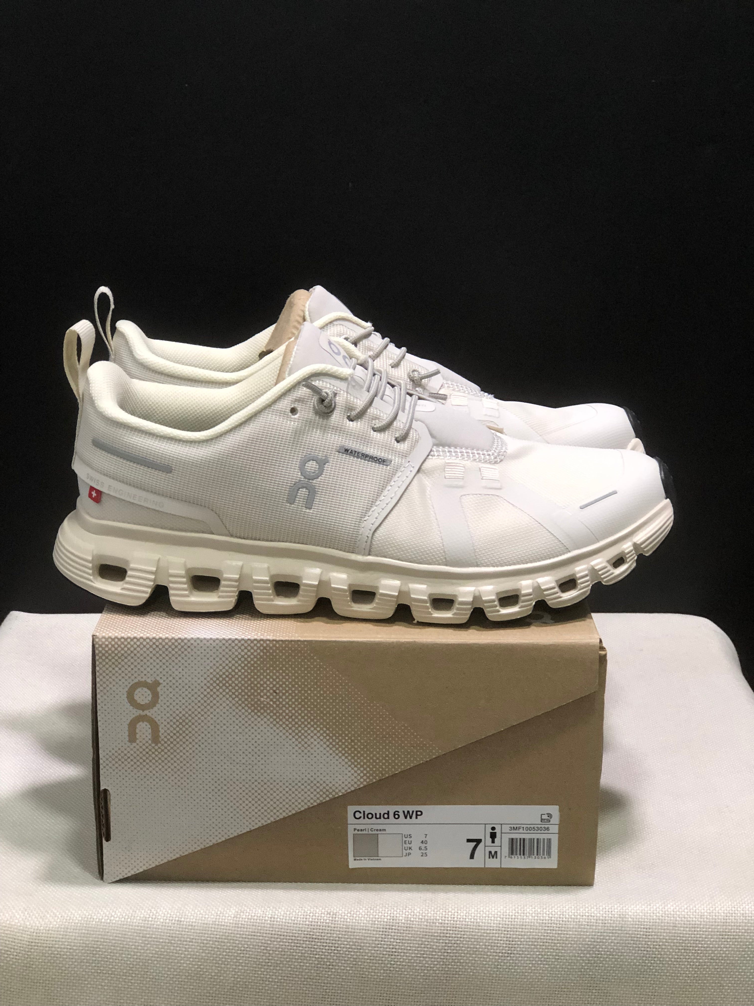 On Running Cloud 6 Casual Life Shoes Beige White