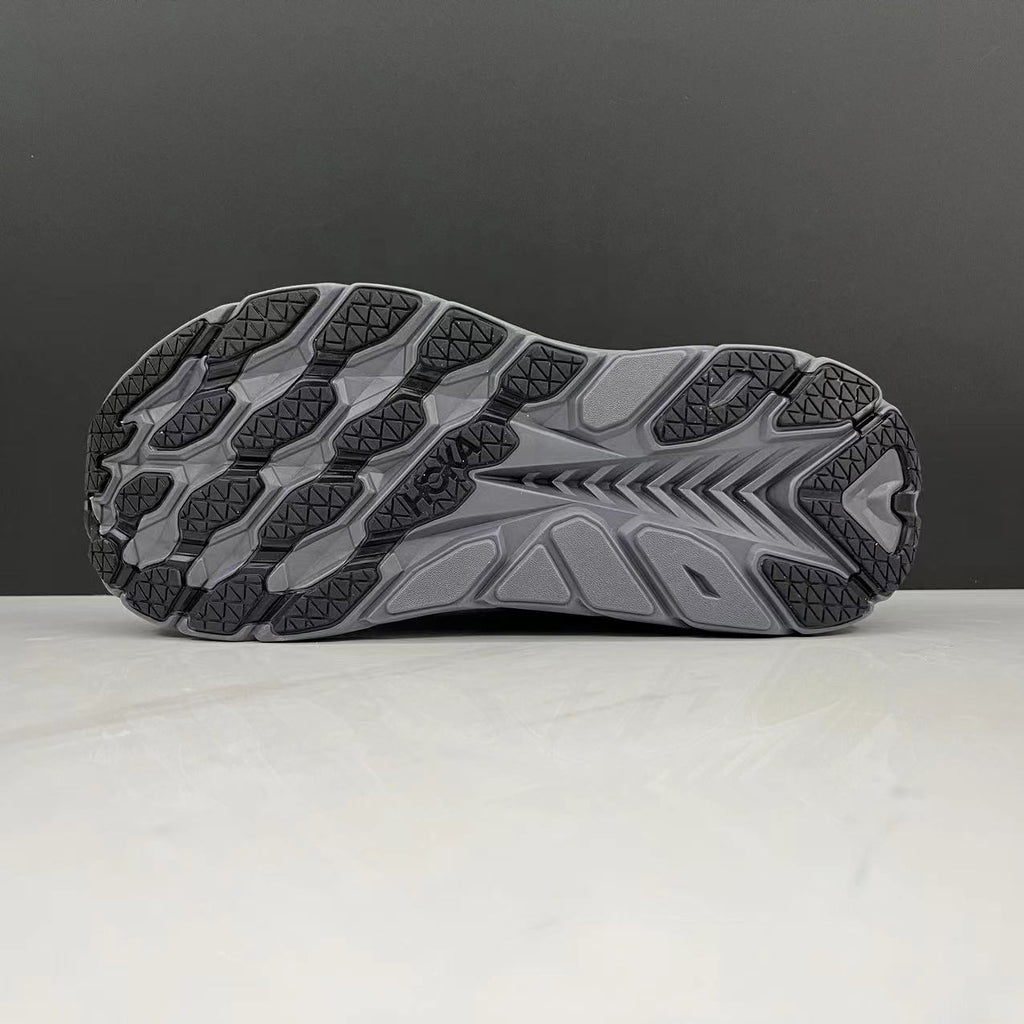 Hoka One One Clifton 8 Fashion Shoes Shock-absorbing Sneakers Black