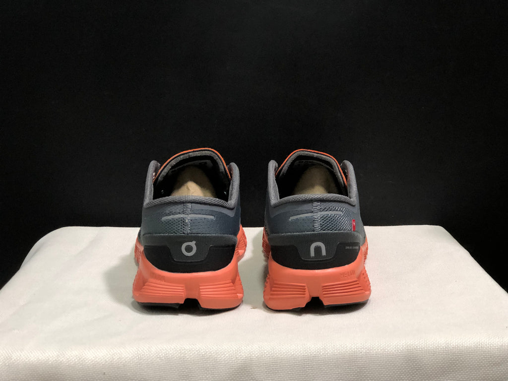 On Running Cloud X Lightweight Running Shoes Lime/Rust Red