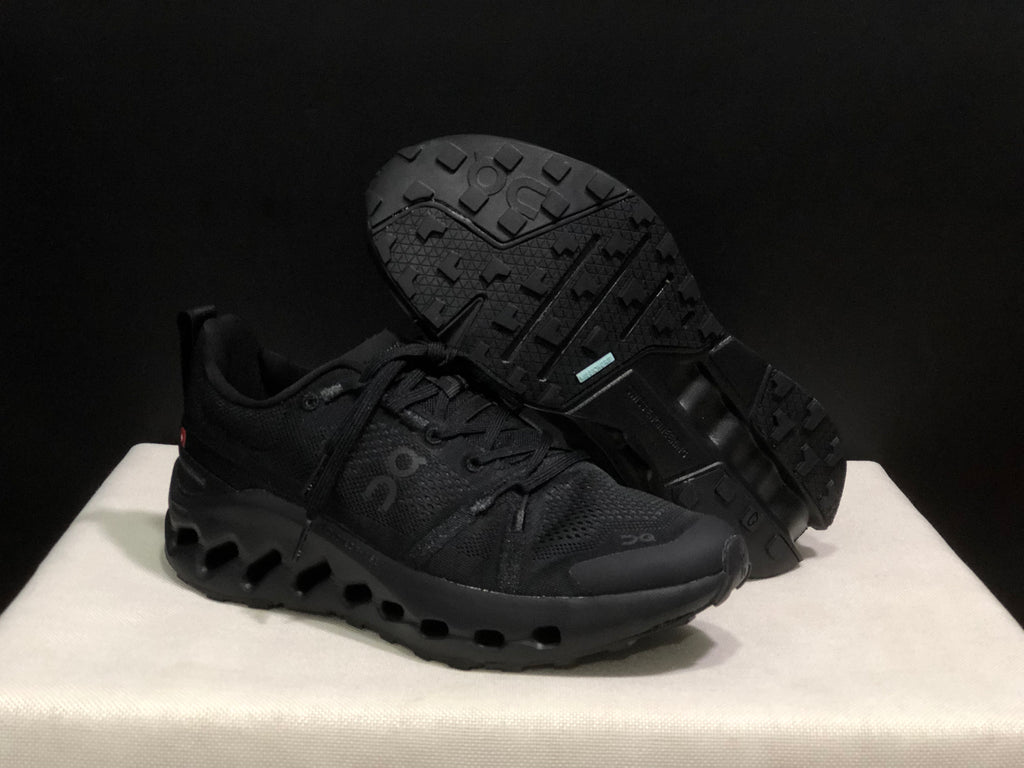 On Running Cloudsurfer Trail Waterproof Comfortable And Breathable Running Shoes All Black