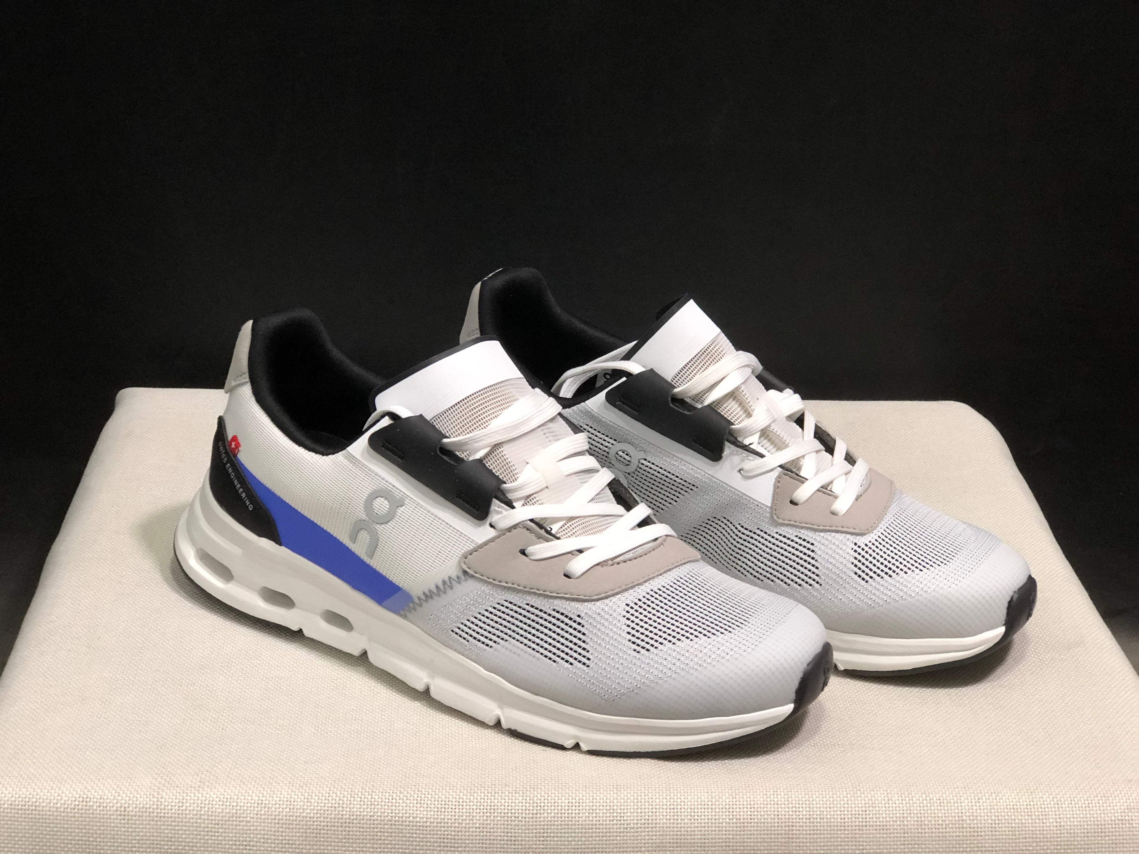 On Running Cloudrift Comfortable And Versatile Sports Casual Shoes Light Grey