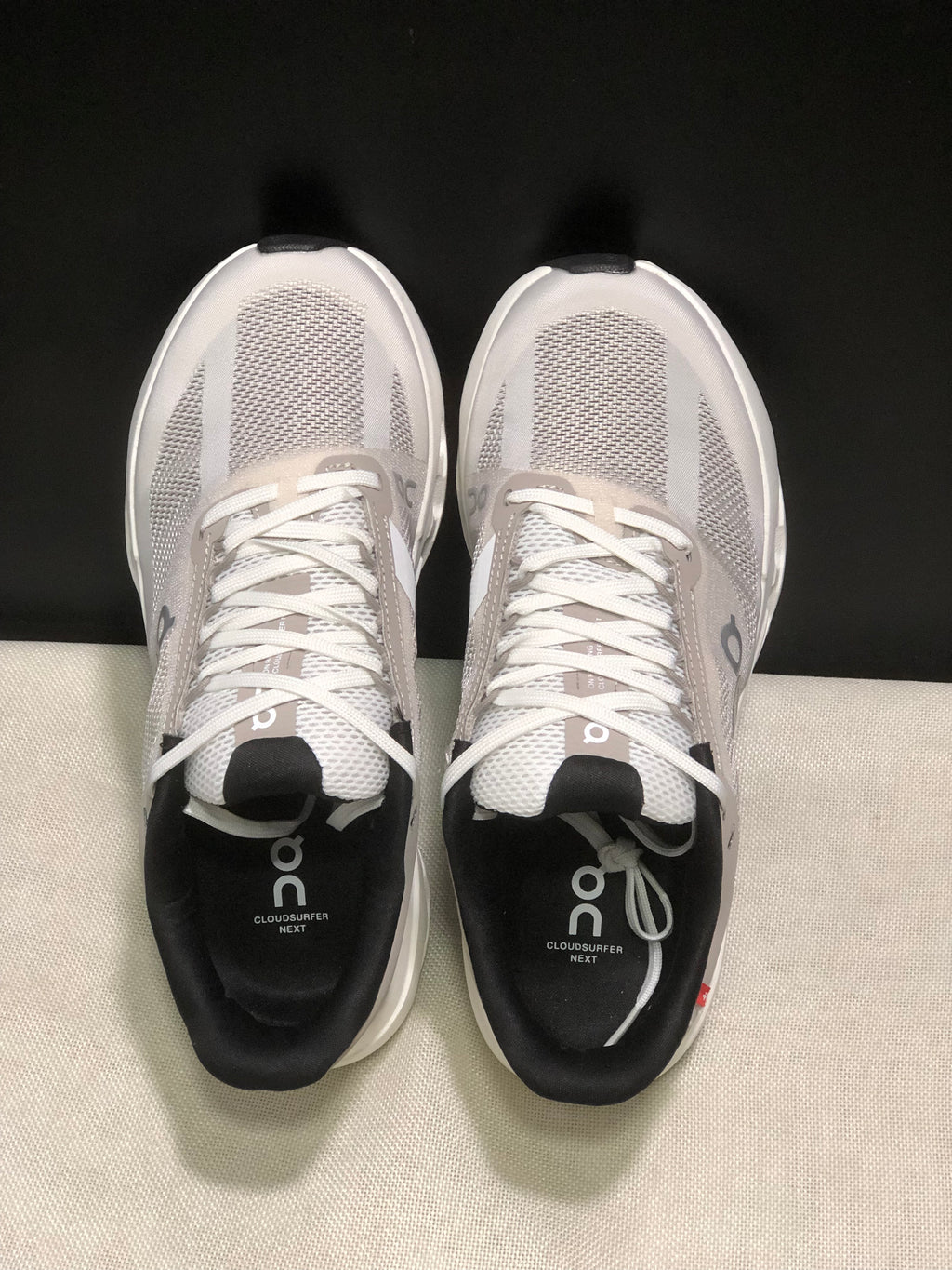 On Running Cloudsurfer Next Casual Running Shoes Apricot/White