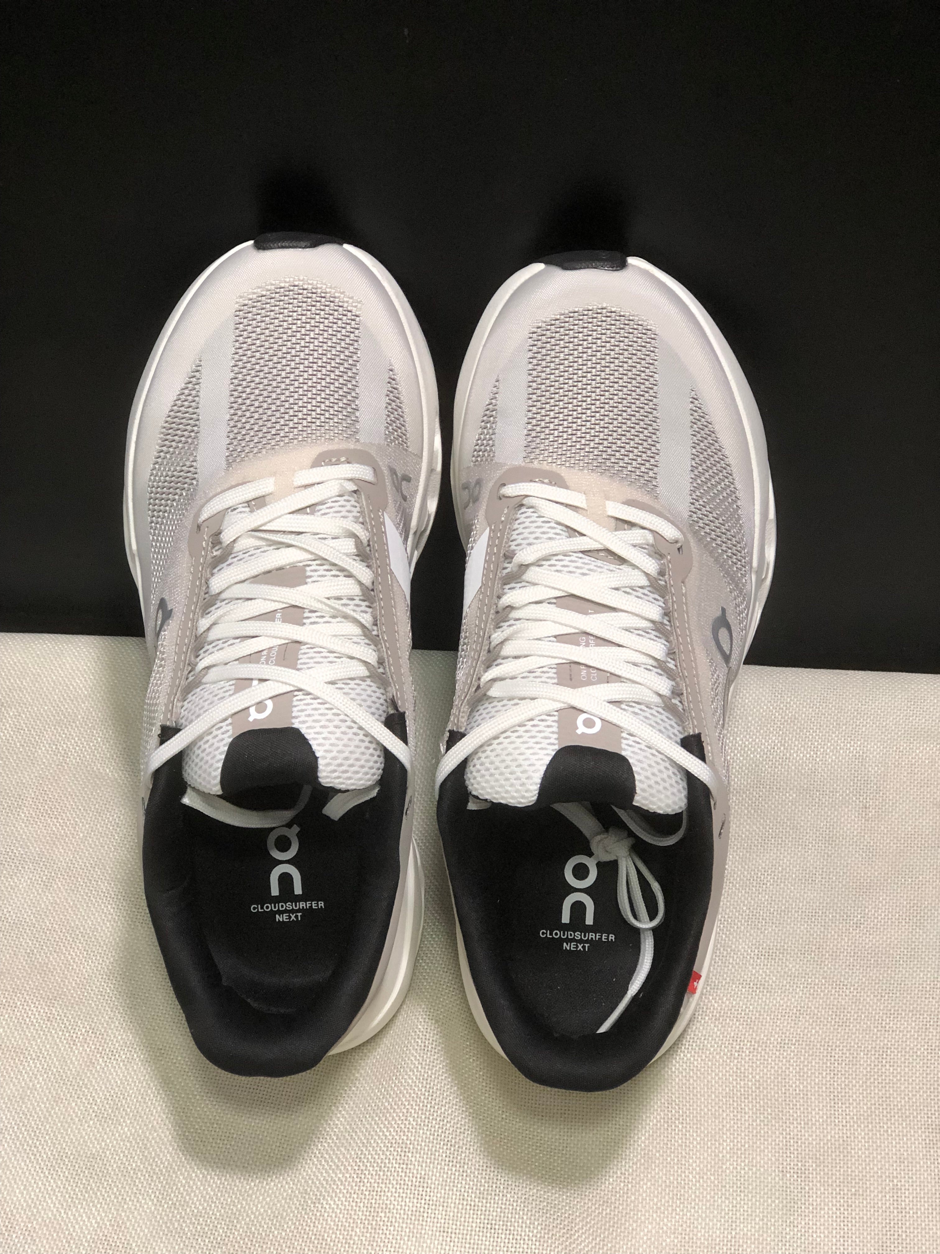 On Running Cloudsurfer Next Casual Running Shoes Apricot/White