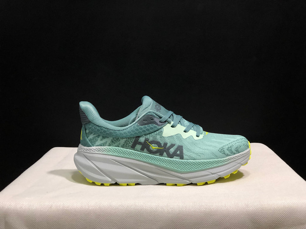 Hoka One One Challenger 7 Shock-absorbing Breathable Running Shoes Sneakers Teal