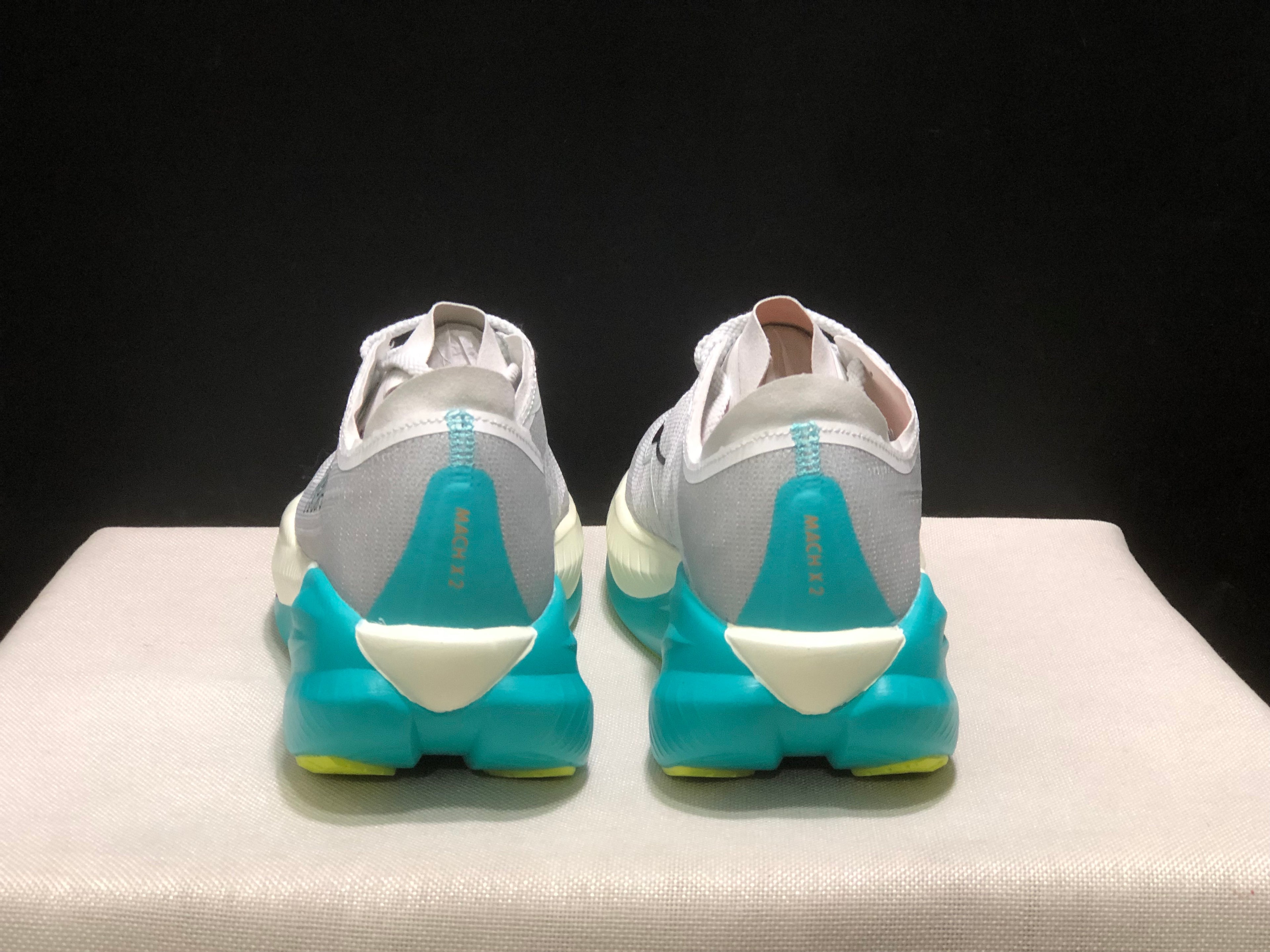 Hoka One One Mach X 2 Low-top Running Shoes Sneakers White/Teal