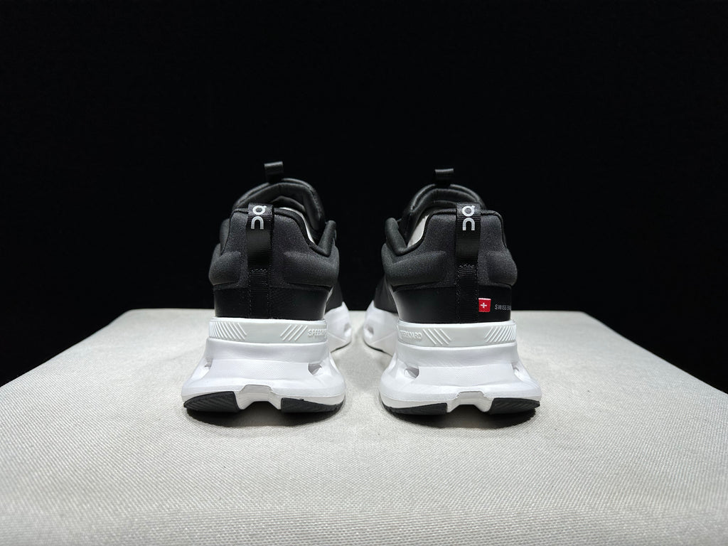 On Running Cloudnova X Comfortable Anti-Slip Running Shoes Black/White
