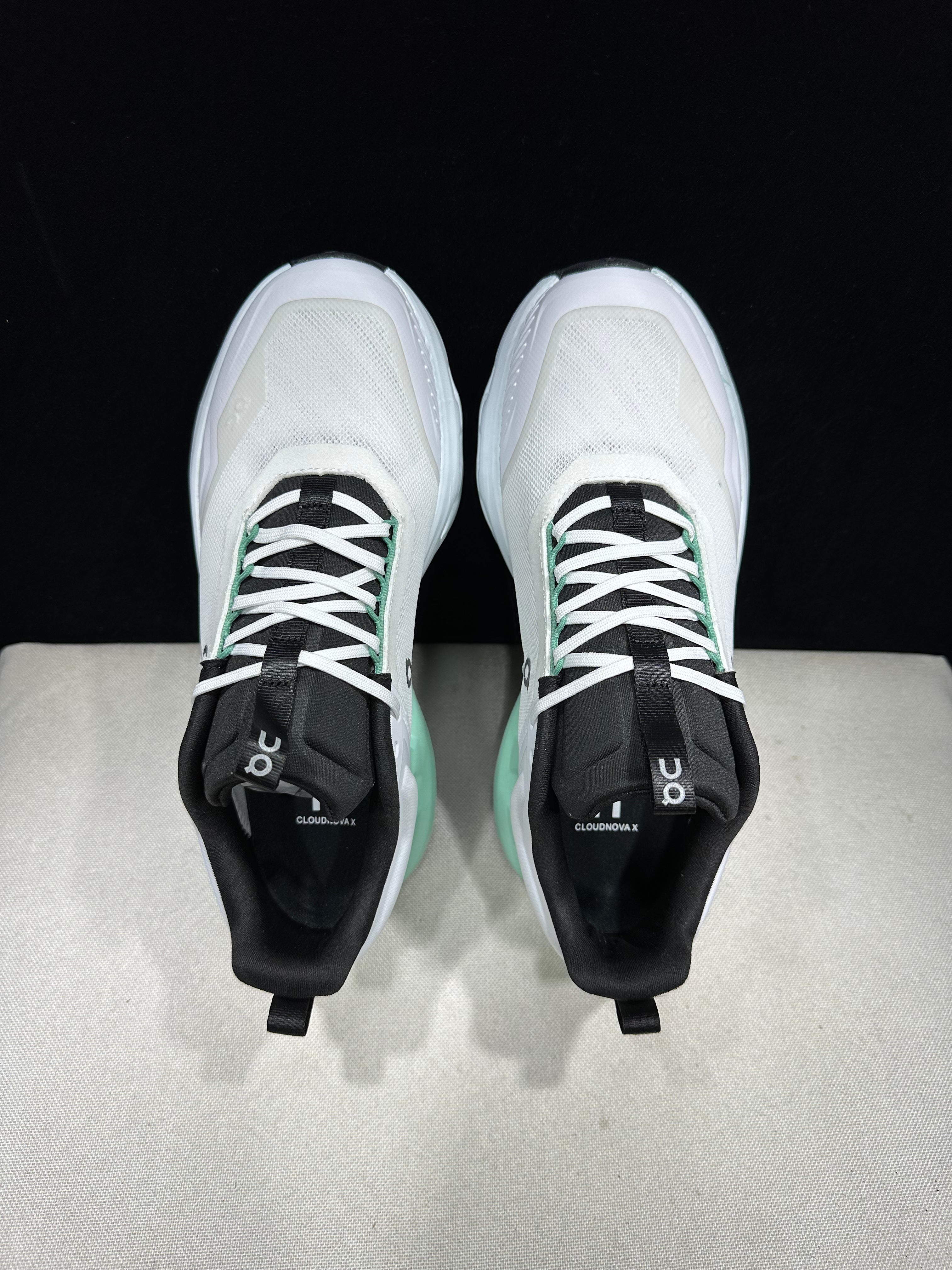 On Running Cloudnova X Comfortable Anti-Slip Running Shoes White/Tiffany Blue