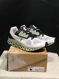 On Running Cloudstratus Breathable Support Running Shoes White/Green