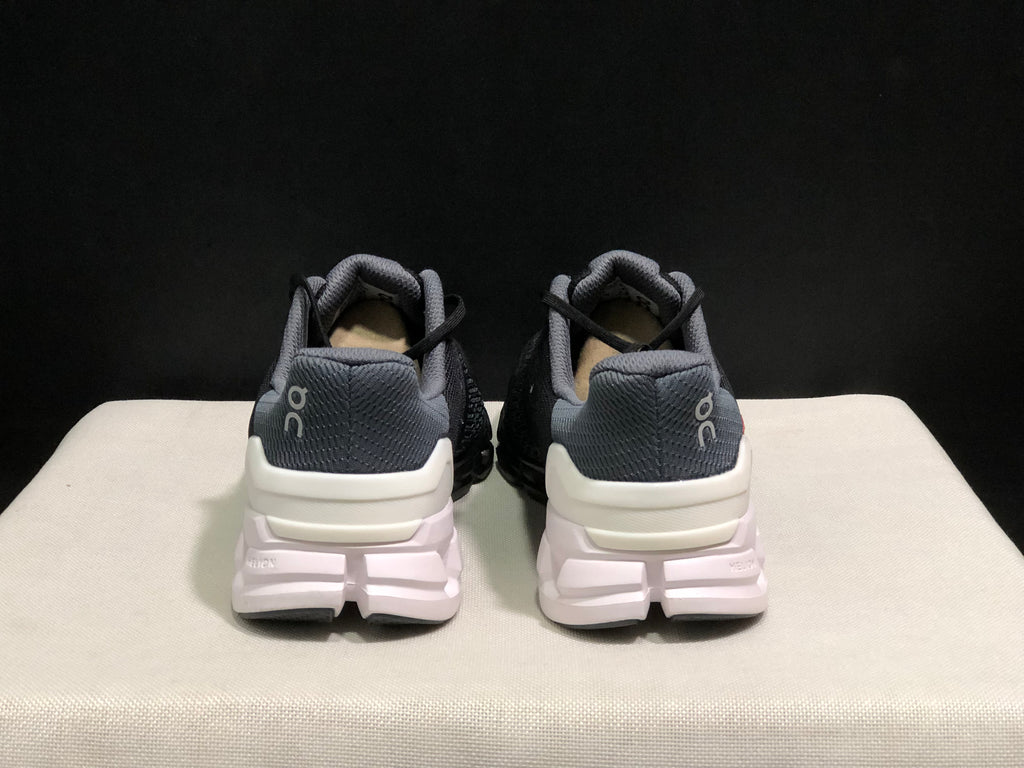 On Running Cloudflyer Black/White Shock-Absorbing Running Shoes
