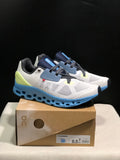 On Running Cloudstratus Breathable Support Running Shoes Frost/Niagara