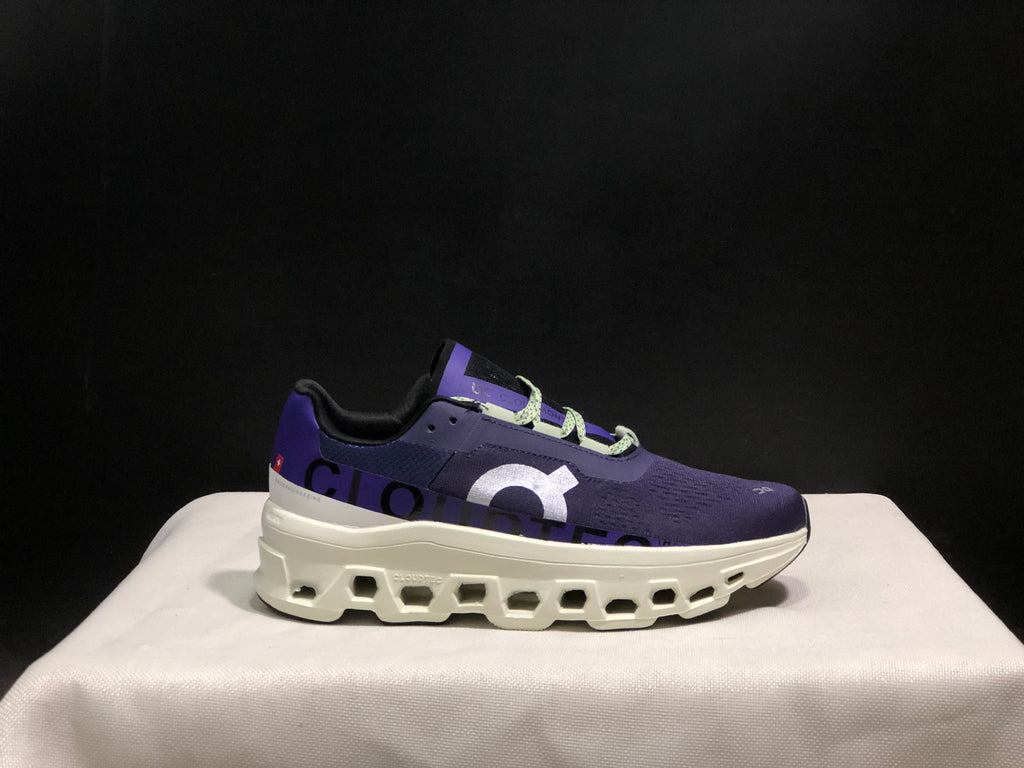 On Running Cloudmonster Anti-Slip Running Shoes Dark Purple/Ivory