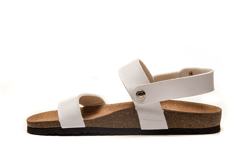 Birkenstock Arizona Casual Matte Leather Strappy Sandals