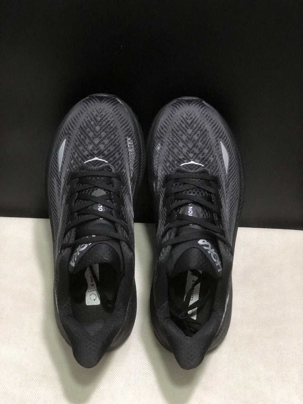 Hoka One One Clifton 9 Running Shoes Black Athletic Shoes Sneakers