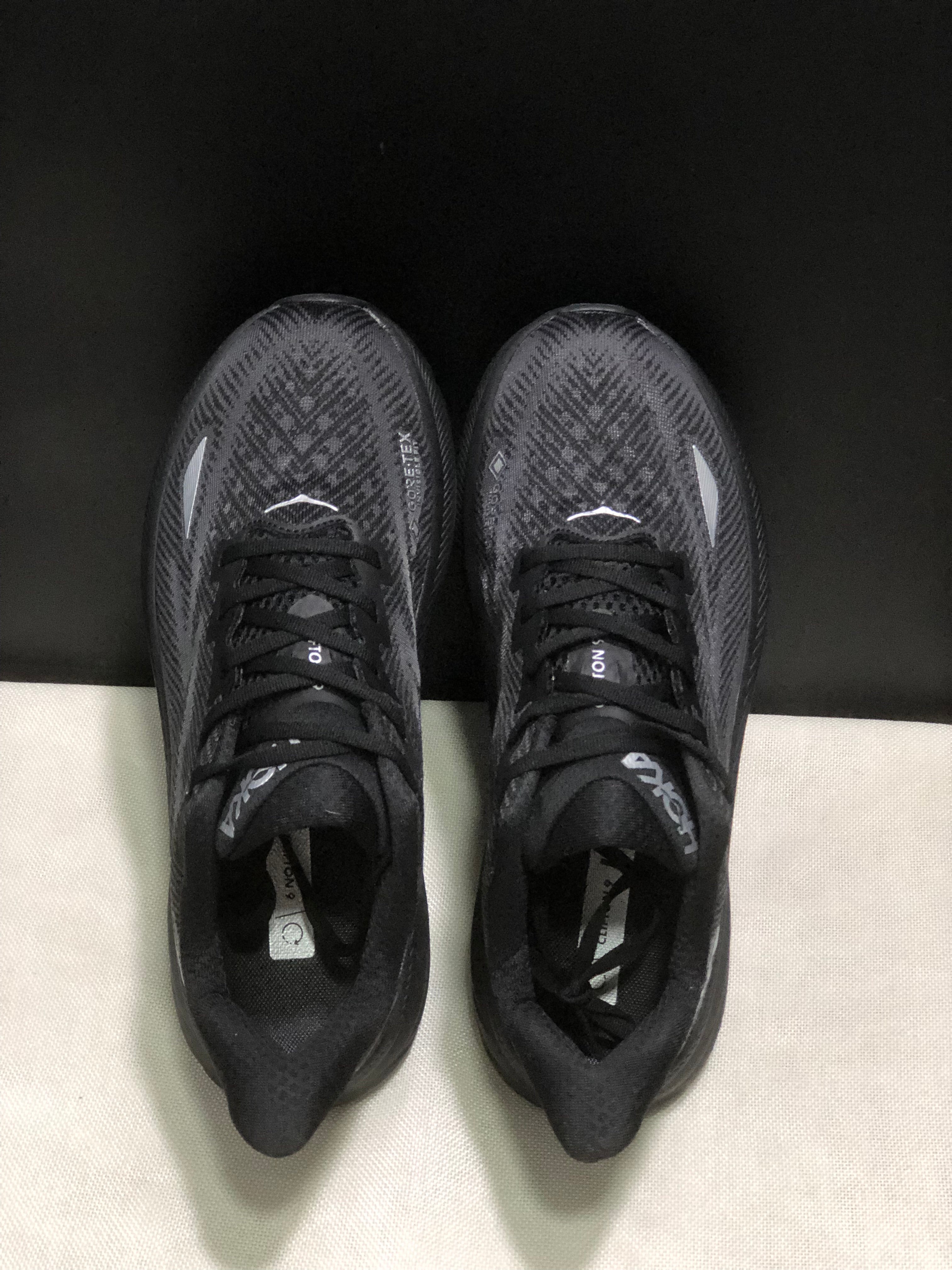 Hoka One One Clifton 9 Running Shoes Black Athletic Shoes Sneakers