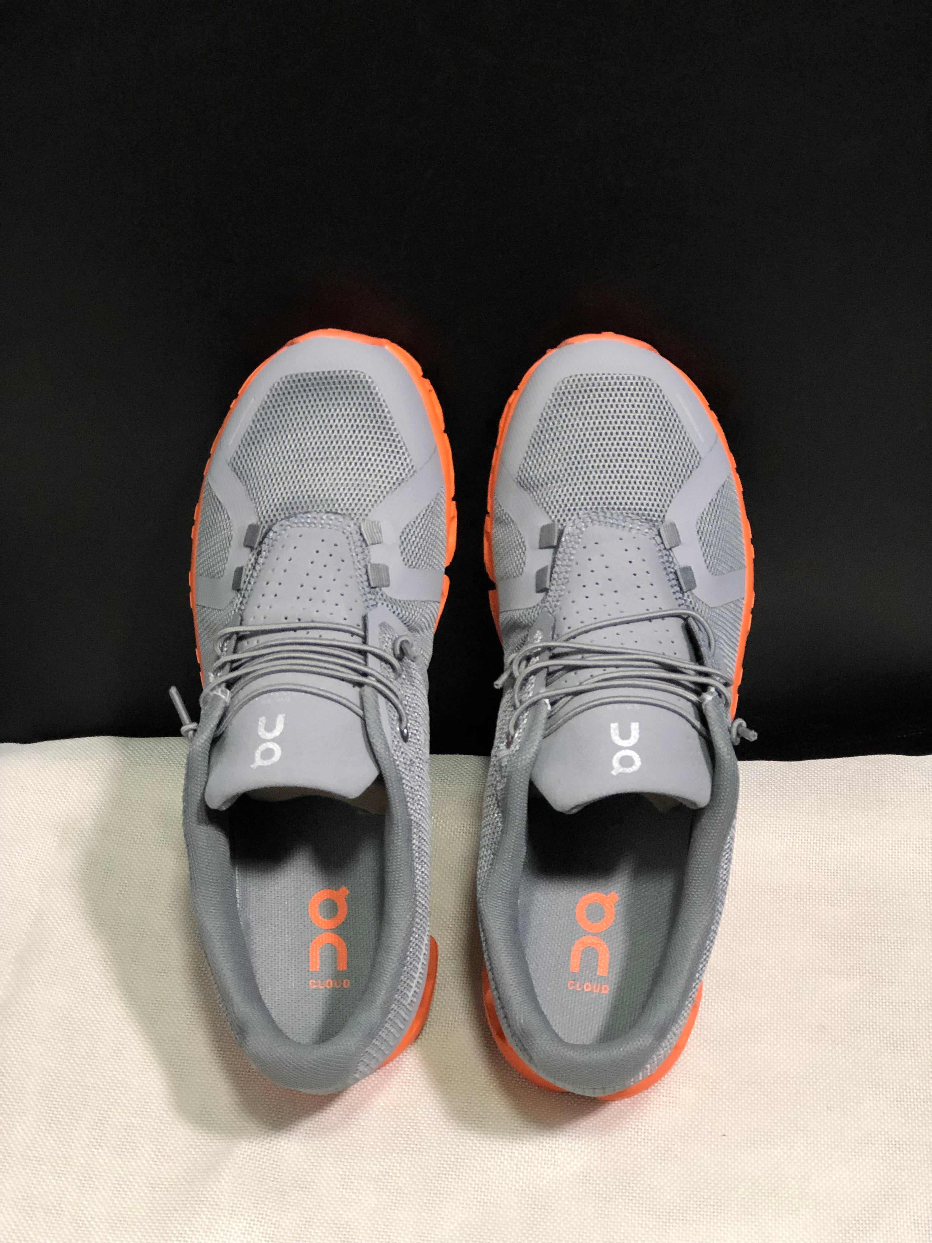 On Running Cloud 5 Lightweight Running Shoes Grey/Orange