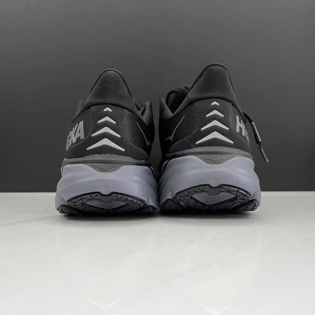 Hoka One One Clifton 8 Fashion Shoes Shock-absorbing Sneakers Black