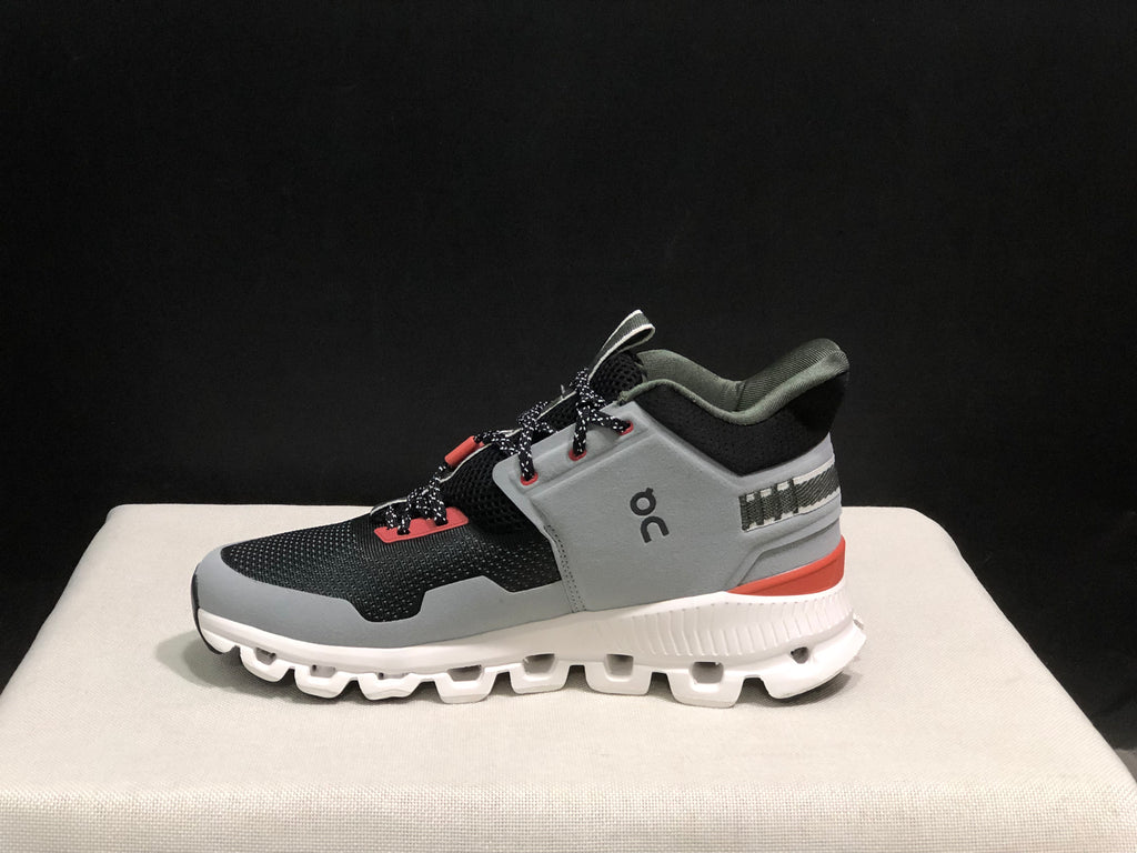 On Running Cloud Hi Edge Outdoor Training Running Shoes Black/Wolf Grey
