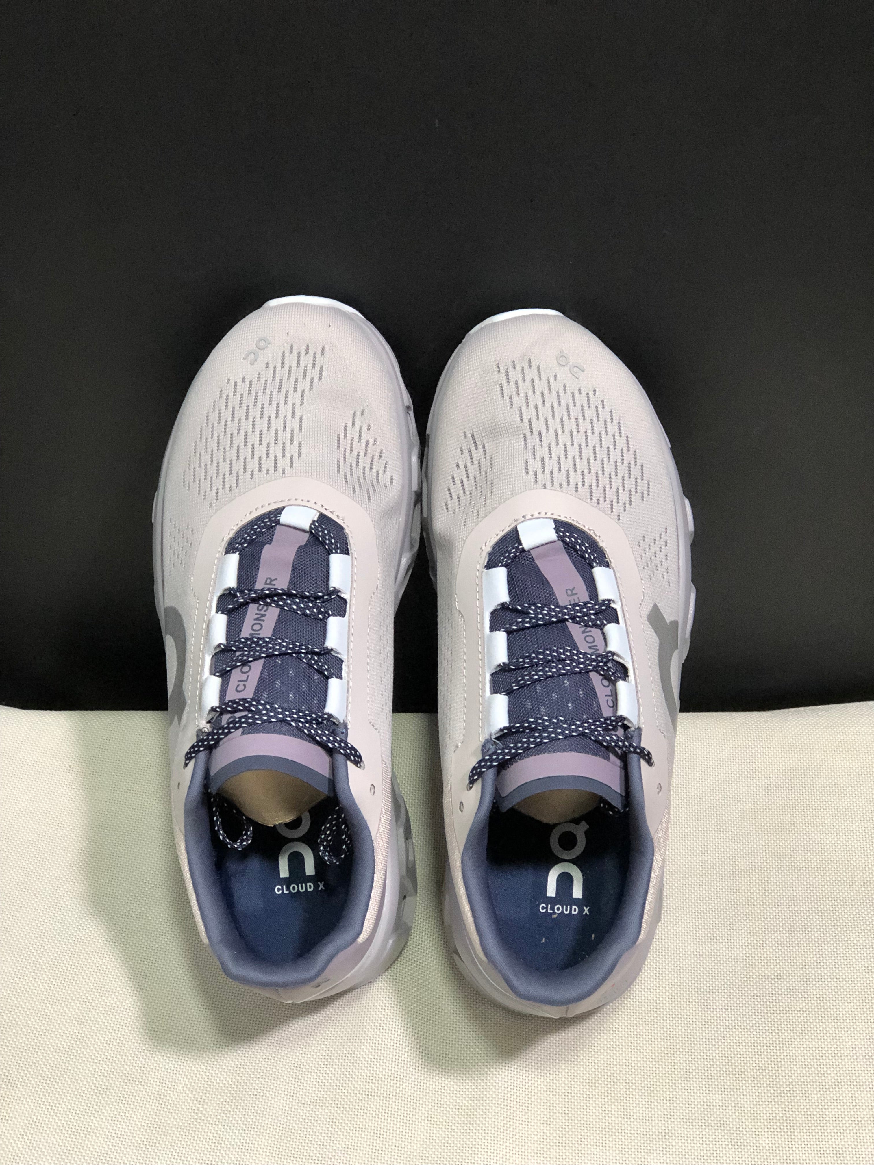 On Running Cloudmonster Grey Anti-Slip Running Shoes