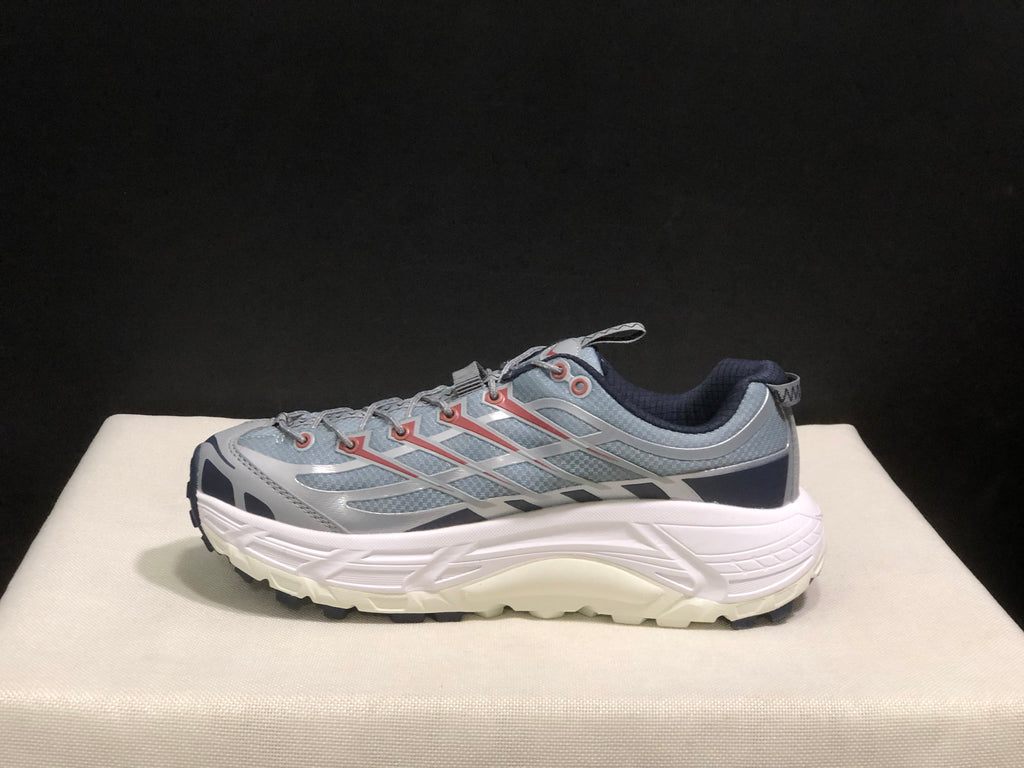 Hoka One One Mafate Three 2 Anti-slip Running Shoes Sneakers Silver