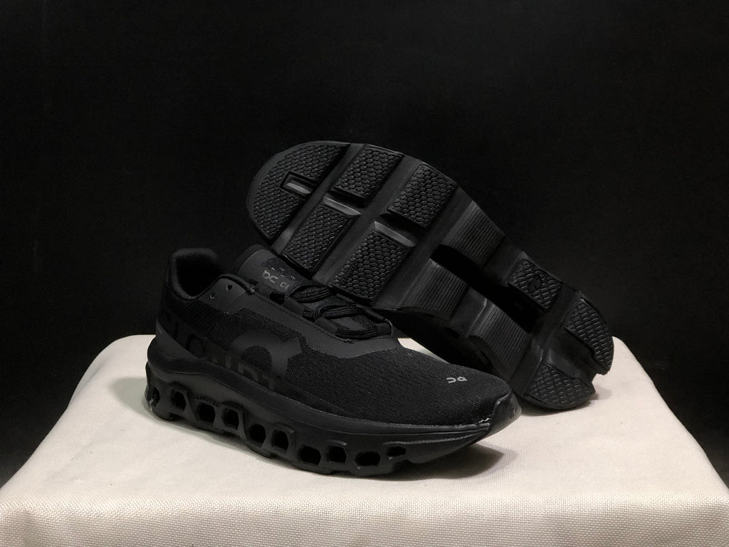 On Running Cloudmonster Anti-Slip Running Shoes All Black