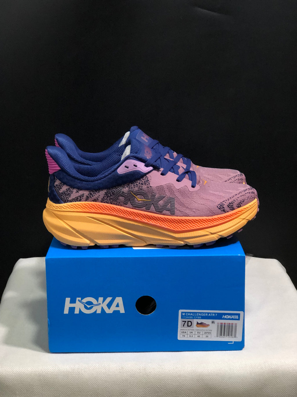 Hoka One One Challenger 7 Shock-absorbing Breathable Running Shoes Sneakers Pink