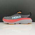 Hoka One One Bondi 8 Breathable Low-top Running Shoes Sneakers Gray/Orange