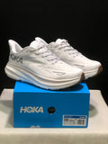Hoka One One Clifton 9 Running Shoes White Athletic Shoes Sneakers