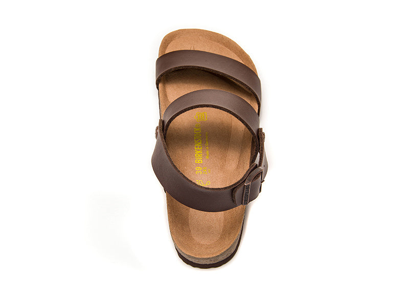 Birkenstock Arizona Casual Matte Leather Strappy Sandals
