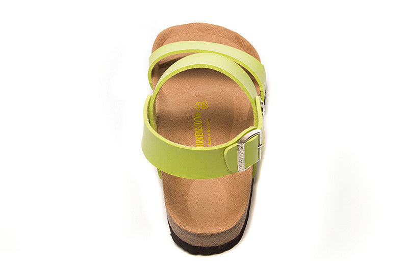 Birkenstock Arizona Casual Matte Leather Strappy Sandals