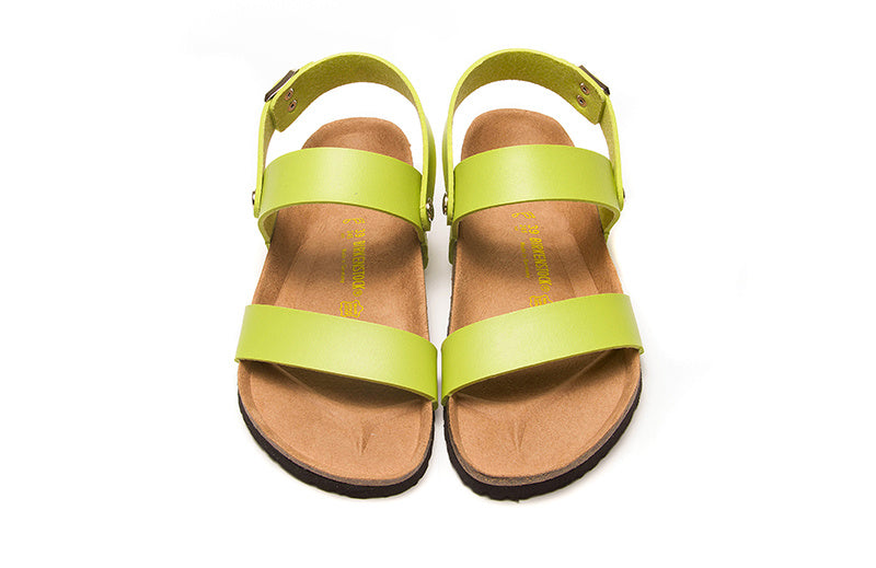 Birkenstock Arizona Casual Matte Leather Strappy Sandals