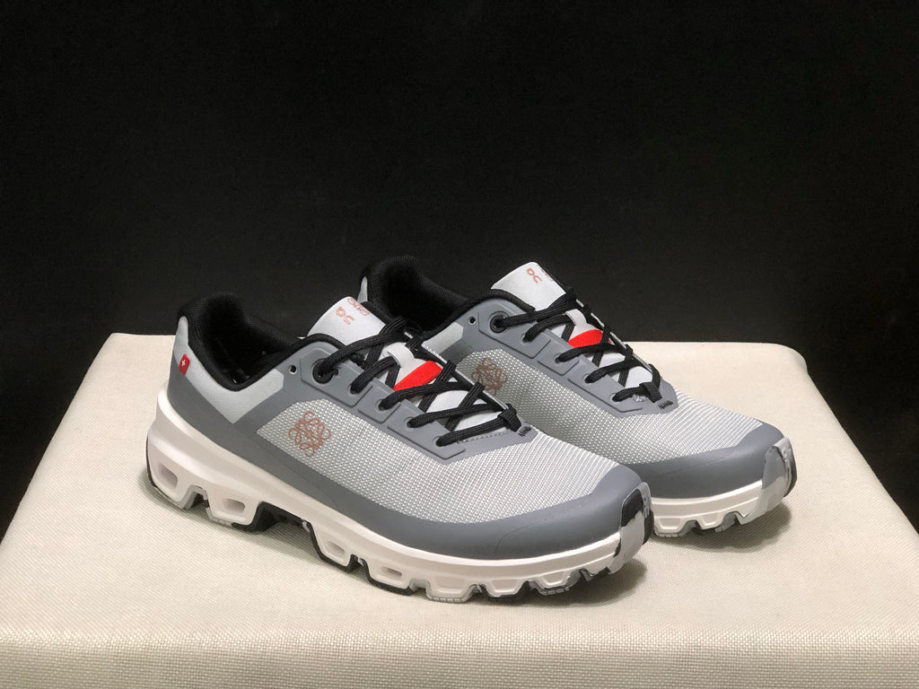 LOEWE x On Running Cloudventrure Fashion Sports Shoes Collaboration Edition Grey