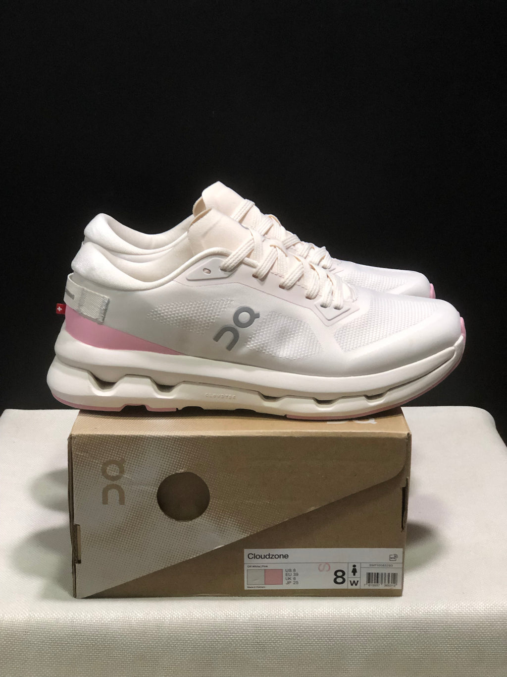 On Running Cloudzone Casual Running Shoes White/Pink
