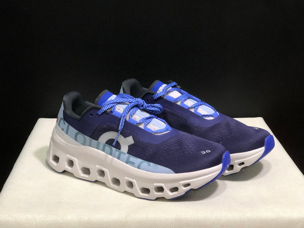 On Running Cloudmonster Anti-Slip Running Shoes Dark Purple/White