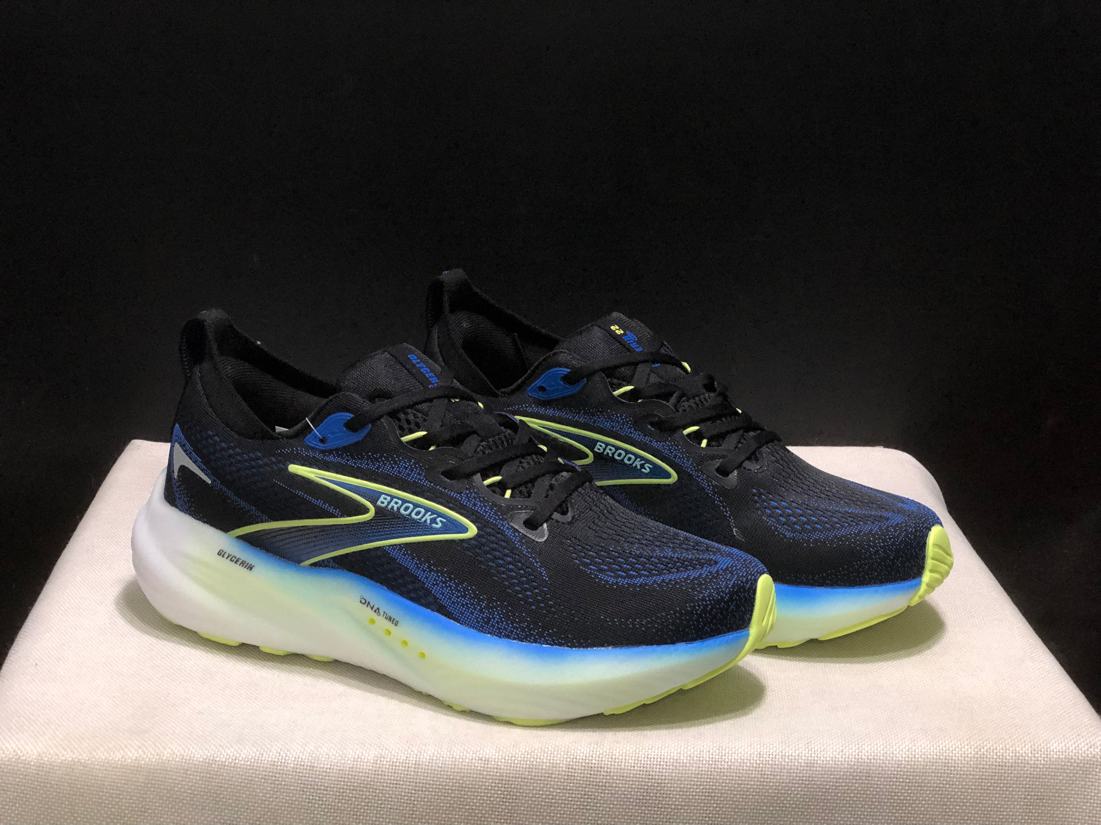Brooks Glycerin 22 Comfortable Running Shoes Co Branded Blue