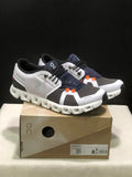 On Running Cloud 5 Lightweight Running Shoes Mist White/Dark Grey
