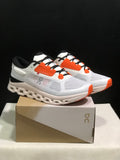 On Running Cloudstratus 3 Anti-Slip Running Shoes Light Grey/Orange