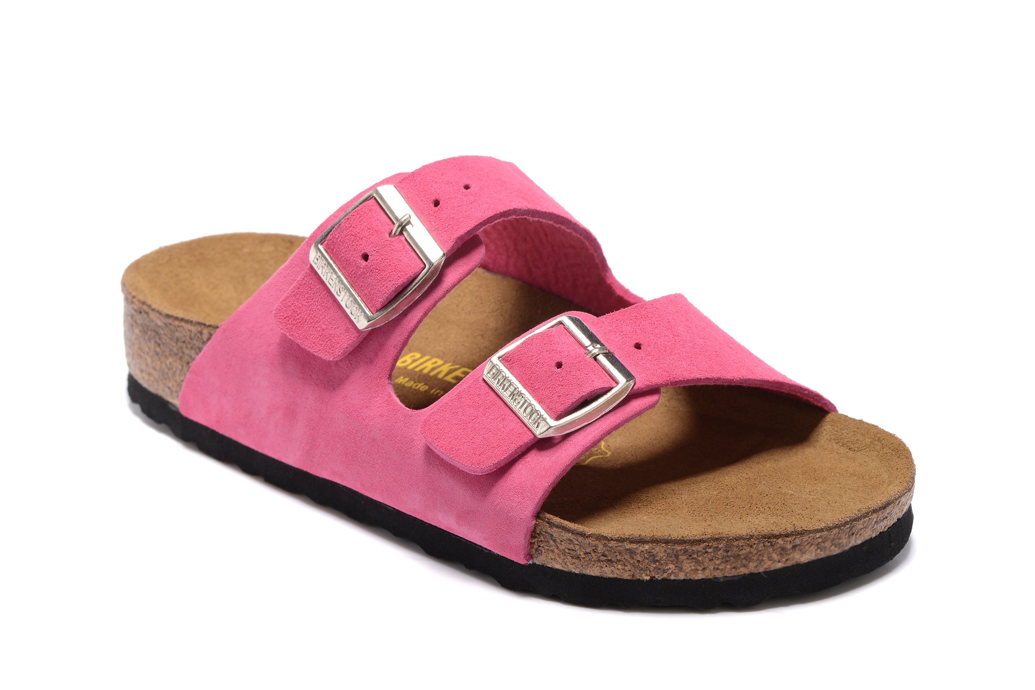 Birkenstock Arizona Two Buckle Suede Leather Sandal