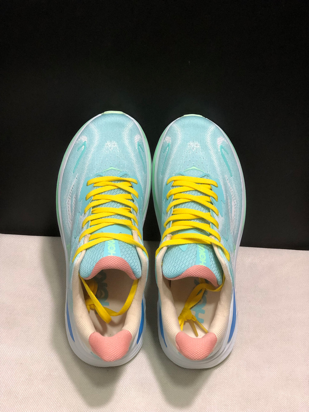 Hoka One One Clifton 10 Fashion Shoes Sneakers Light Blue