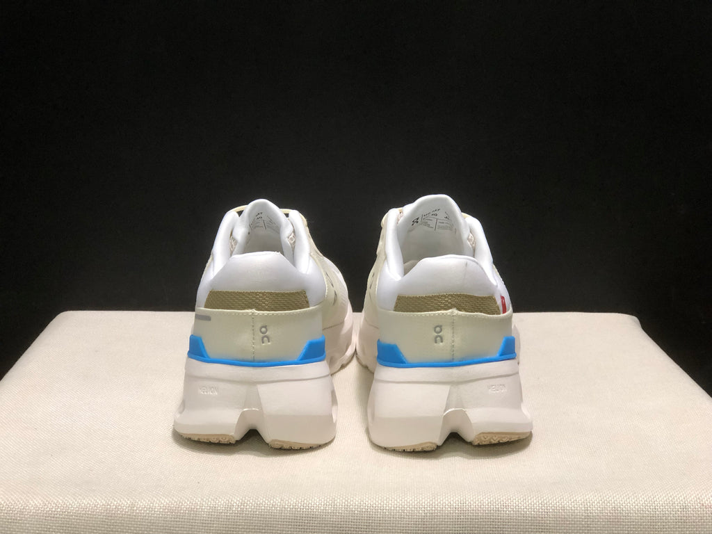 On Running Cloudrunner 2 Mesh Breathable Running Shoes Beige/Skyblue