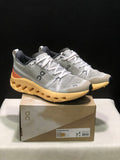 On Running Cloudsurfer Trail Waterproof Comfortable And Breathable Running Shoes Silver/Gold